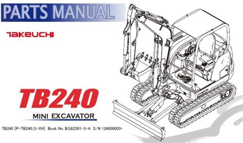 mini excavator bt240|tb240 manual.